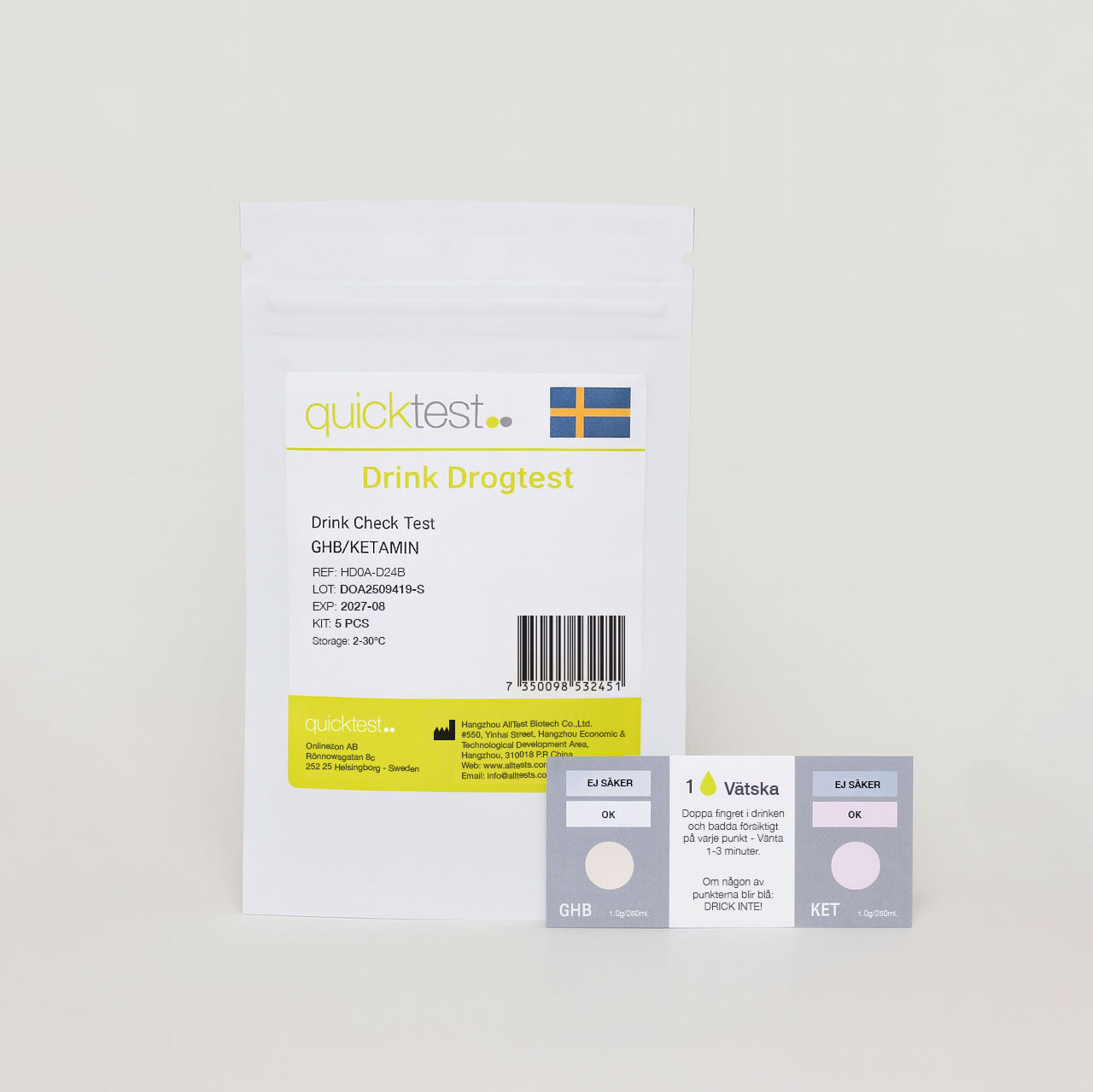 Test for alkoholmisbrug