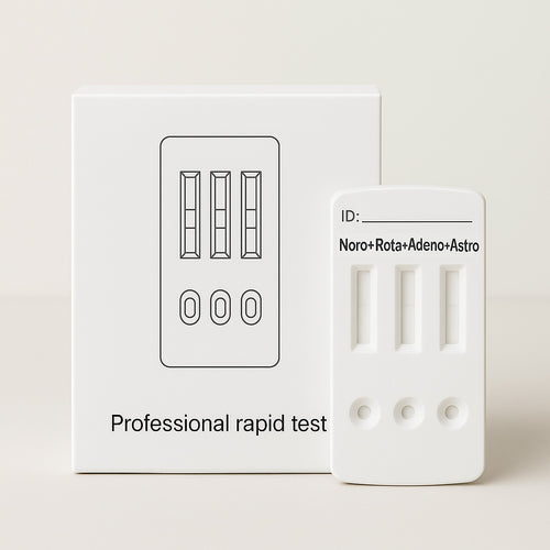 Norovirus + Rotavirus + Adenovirus + Astrovirus Kombinationstest 10-pak – Professionel brug