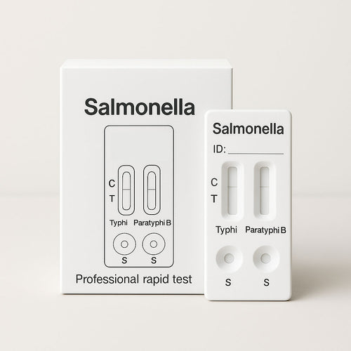 Salmonella Typhi &amp; Paratyphi Antigen Kombinationstest 10-pak – Professionel brug