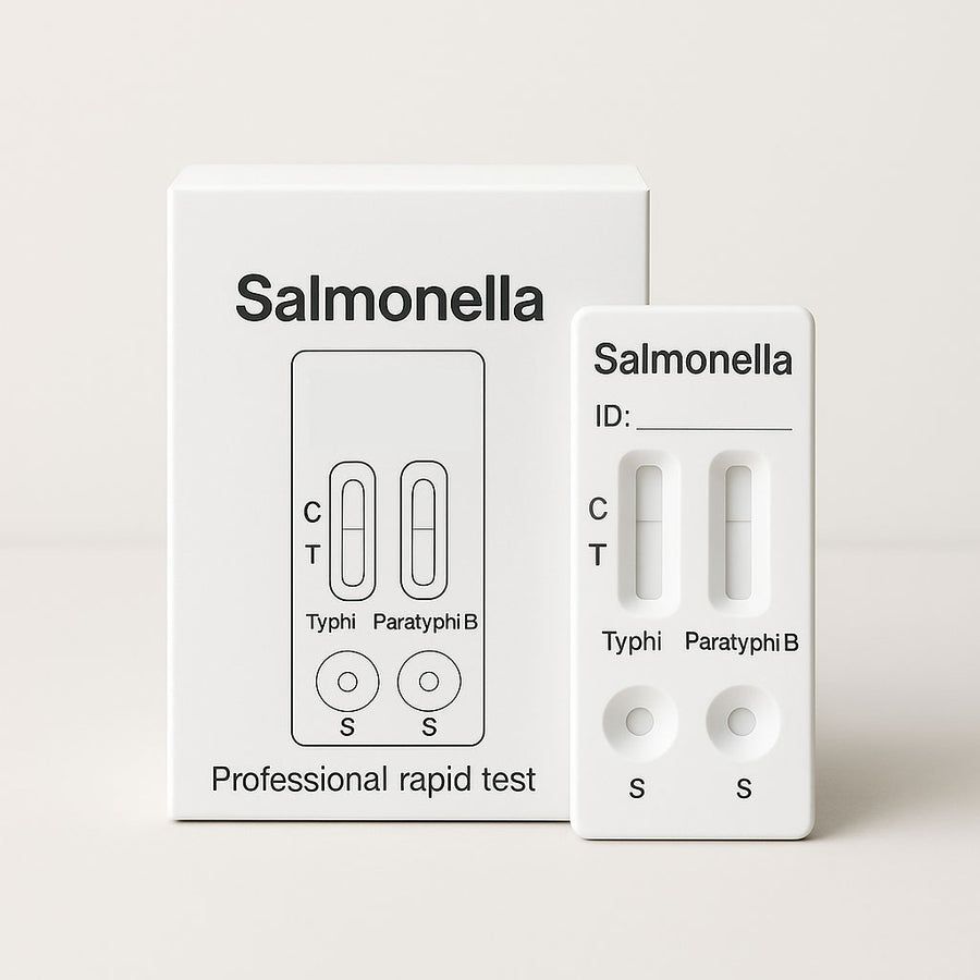 Salmonella Typhi &amp; Paratyphi Antigen Kombinationstest 10-pak – Professionel brug