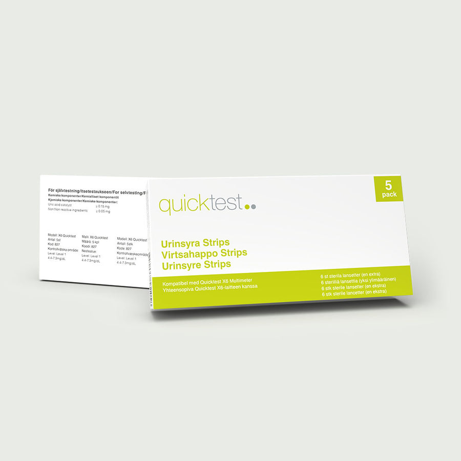 X6 Refill - Urinsyrestrimler 5 stk.